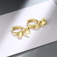 18K Gold-Plated Starfish Shell Charm Huggie Earring Online Hot Sale