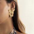 18K Gold-Plated Double-Butterfly Dangle Earrings Online Sale