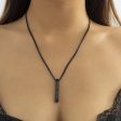 Black  Nothing Is Impossible  Pendant Necklace Hot on Sale