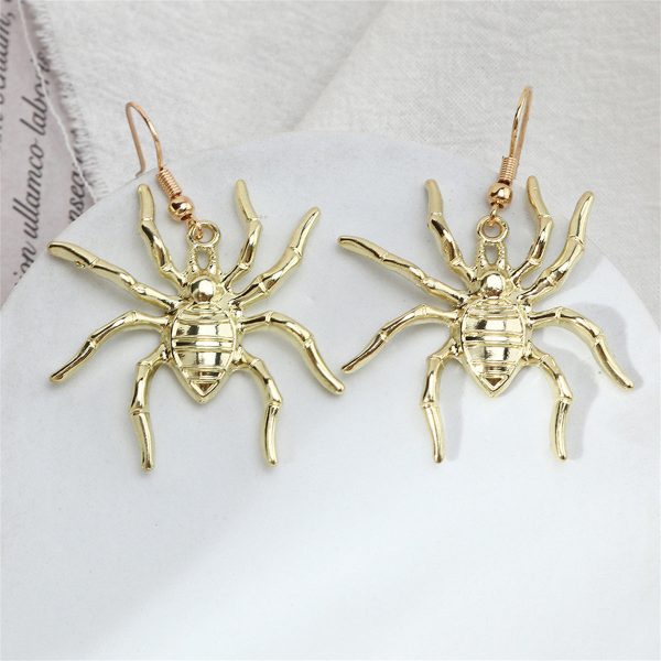 18K Gold-Plated Spider Drop Earrings Sale