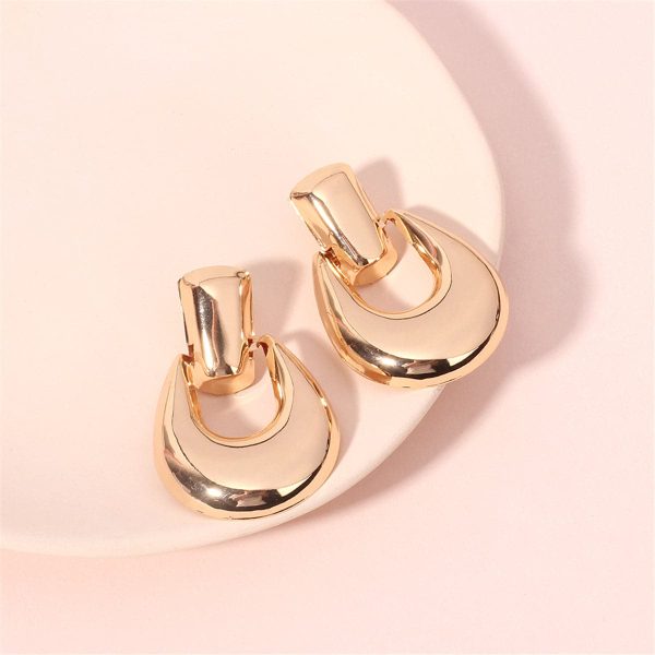 18K Gold-Plated Catch Drop Earrings Sale