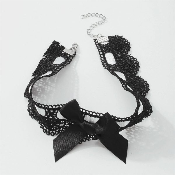 Black & White Bow Choker Discount