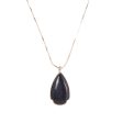 Black Quartz & 18K Gold-Plated Drop Pendant Necklace Online