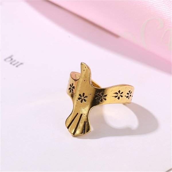 18K Gold-Plated Floral Pigeon Ear Cuff Supply