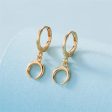 18K Gold-Plated Crescent Moon Huggie Earrings Hot on Sale