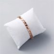 18K Rose Gold-Plated Curb Chain Bracelet Fashion