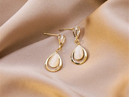 18K Gold-Plated & Clear Crystal Planet Drop Earrings Online Hot Sale