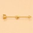 18K Gold-Plated Heart & Arrow Ear Cuff Discount