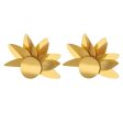 18K Gold-Plated Petals Stud Earrings Cheap