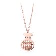 18K Rose Gold-Plated Purse Pendant Necklace on Sale