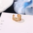 18K Gold-Plated Teardrop-Pattern Ear Cuff For Discount