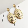 Beige Crystal & Resin 18K Gold-Plated Bird Branch Oval Drop Earrings Online Hot Sale