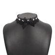 Black & White Bow Choker Discount