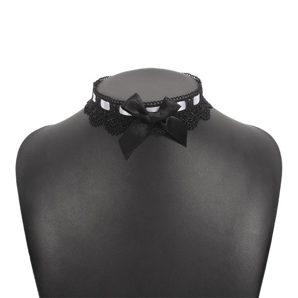 Black & White Bow Choker Discount