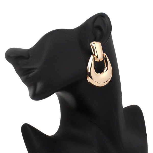 18K Gold-Plated Catch Drop Earrings Sale