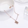 18K Rose Gold-Plated & Cubic Zirconia Abacus Charm Anklet Discount