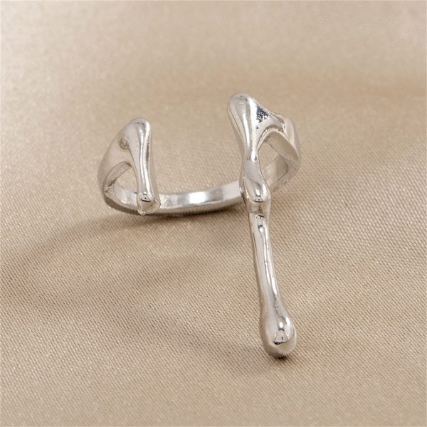 Silver-Plated Bar Open Ring Cheap