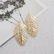 18K Gold-Plated Leaves Drop Earrings Online Hot Sale