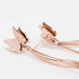 18K Rose Gold-Plated Butterfly Tassel Drop Earrings Online Sale