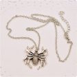 Silver-Plated Spider Pendant Necklace Online