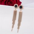 18K Rose Gold-Plated  Beloved  Tassel Drop Earring Sale