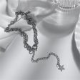 Silver-Plated Star Layered Lariat Necklace Online Sale