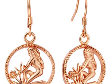 18K Rose Gold-Plated Constellation Drop Earrings For Discount