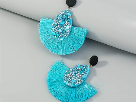 18K Gold-Plated Tassel Drop Earrings Fashion