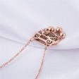 18K Rose Gold-Plated Lock Of Longevity Pendant Necklace on Sale