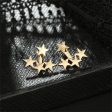 18K Gold-Plated Star Ear Jackets Cheap