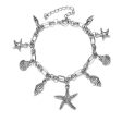 Silver-Plated Starfish Charm Anklet Discount