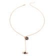 18K Gold-Plated & Black Enamel Spiderweb Pendant Necklace Discount