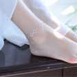 Silver-Plated Circle Link Anklet Supply