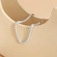 White Enamel & Silver-Plated Box Chain Adjustable Bracelet Supply