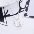 Silver-Plated Cat Pendant Necklace Fashion