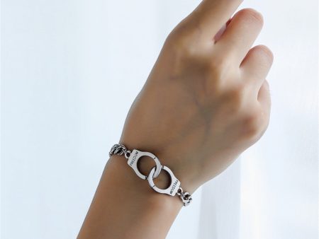 Silver-Plated  Freedom  Cuff Bracelet Cheap